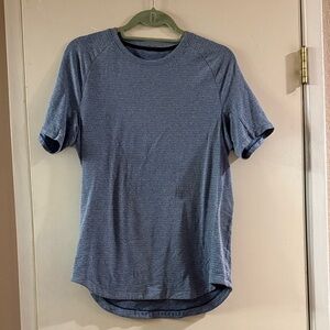 Lululemon Men’s Heathered Blue Performance Training Tee